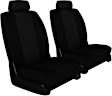 K020-Q6-4OBK Front Row Seat Cover, Black, Made of Spacer Mesh, Solid Design, Low Back Bucket Cool Mesh Series