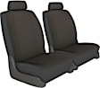 K020-Q6-4OSV Front Row Seat Cover, Silver, Made of Spacer Mesh, Solid Design, Low Back Bucket Cool Mesh Series