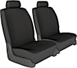 K020-Q6-5OCH Front Row Seat Cover, Charcoal, Made of Spacer Mesh, Solid Design, Low Back Bucket Cool Mesh Series