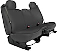 K020-T1-1GCH Front Row Seat Cover, Charcoal, Made of Neoprene, Solid Design, Low Back Bucket Genuine Neoprene Series
