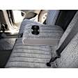 K022-28-0MCH Front Row Seat Cover, Charcoal, Made of Velour, Solid Design, Low Back Bucket Madera Series