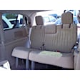 K022-28-0MSN Front Row Seat Cover, Sandstone, Made of Velour, Solid Design, Low Back Bucket Madera Series