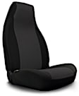 K022-43-06CB Front Row Seat Cover, Charcoal Insert With Black Sides, Polyester, Solid Design, Low Back Bucket GrandTex Series