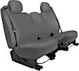 K022-50-0GGY Front Row Seat Cover, Gray, Made of Neoprene, Solid Design, Low Back Bucket Genuine Neoprene Series