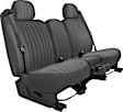 K022-50-0TCH Front Row Seat Cover, Charcoal, Made of Tweed, Solid Design, Low Back Bucket Duramax Tweed Series
