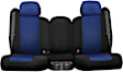 K023-16-1UBB Front Row Seat Cover, Black Insert With Black Sides, Made of Neoprene, Solid Design, Low Back Bucket Genuine Neoprene Series