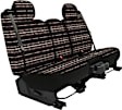 K023-20-0SBK Front Row Seat Cover, Black, Made of Tweed, Southwest Design, Low Back Bucket Southwest Sierra Series