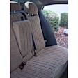 2014 Jeep Grand Cherokee - Front Row Seat Cover, With Fold-Flat Passenger Backrest, Sandstone, Made of Velour, Solid Design, Low Back Bucket