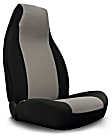 K023-36-06GB Front Row Seat Cover, Gray Insert With Black Sides, Polyester, Solid Design, Low Back Bucket GrandTex Series