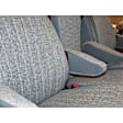 2016 Ram 1500 - Front Row Seat Cover, With Seat Airbags, Laramie And Sport Models Only, Recessed Headrests, Gray, Made of Tweed, Solid Design, Low Back Bucket
