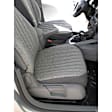 2016 Ram 1500 - Front Row Seat Cover, With Seat Airbags, Laramie And Sport Models Only, Recessed Headrests, Gray, Made of Tweed, Solid Design, Low Back Bucket