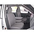 2016 Ram 1500 - Front Row Seat Cover, With Seat Airbags, Laramie And Sport Models Only, Recessed Headrests, Gray, Made of Tweed, Solid Design, Low Back Bucket