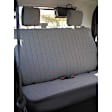 2016 Ram 1500 - Front Row Seat Cover, With Seat Airbags, Laramie And Sport Models Only, Recessed Headrests, Gray, Made of Tweed, Solid Design, Low Back Bucket