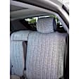 2016 Ram 1500 - Front Row Seat Cover, With Seat Airbags, Laramie And Sport Models Only, Recessed Headrests, Gray, Made of Tweed, Solid Design, Low Back Bucket