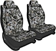 2016 GMC Canyon - Front Row, Snow, Seat Cover, Airbag, Headrest And Pocket Openings Standard, Made of Neoprene, Superflauge Design, Low Back Bucket