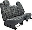 K023-42-1SGY Front Row Seat Cover, Gray, Made of Tweed, Southwest Design, Low Back Bucket Southwest Sierra Series
