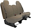 K025-11-0LSN Front Row Seat Cover, Sandstone, Made of Velour, Solid Design, Low Back Bucket Scottsdale Series