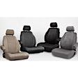 K025-12-3OCH Front Row Seat Cover, Charcoal, Made of Spacer Mesh, Solid Design, Low Back Bucket Cool Mesh Series