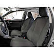 K025-12-3OCH Front Row Seat Cover, Charcoal, Made of Spacer Mesh, Solid Design, Low Back Bucket Cool Mesh Series