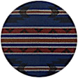 K025-12-3SDB Front Row Seat Cover, Dark Blue, Made of Tweed, Southwest Design, Low Back Bucket Southwest Sierra Series