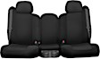 K035-98-0ZBC Second Row Seat Cover, Black Insert With Black Sides, Made of Neosupreme, Solid Design, Low Back Bucket Neosupreme Series