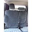 K110-07-0RSV Front Row Seat Cover, Silver, Made of Velour, Solid Design, Solid Backrest And Cushion Bench Plush Regal Series