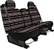 K112-09-0SBK Front Row Seat Cover, Black, Made of Tweed, Southwest Design, Solid Backrest And Cushion Bench Southwest Sierra Series