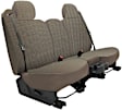 K132-01-0LTS Front Row Seat Cover, Toast, Made of Velour, Solid Design, Solid Backrest And Cushion Bench Scottsdale Series