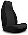 K210-03-06CB Front Row Seat Cover, Charcoal Insert With Black Sides, Polyester, Solid Design, 40/20/40 Split Backrest And Cushion GrandTex Series