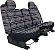 K212-10-3SDB Front Row Seat Cover, Dark Blue, Made of Tweed, Southwest Design, 40/20/40 Split Backrest And Cushion Southwest Sierra Series
