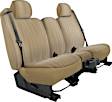 K212-10-5MSN Front Row Seat Cover, Sandstone, Made of Velour, Solid Design, 40/20/40 Split Backrest And Cushion Madera Series
