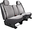 K212-12-5MSV Front Row Seat Cover, Silver, Made of Velour, Solid Design, 40/20/40 Split Backrest And Cushion Madera Series