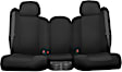 K212-13-12ZBC Front Row Seat Cover, Black Insert With Black Sides, Made of Neosupreme, Solid Design, 40/20/40 Split Backrest And Cushion Neosupreme Series