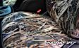 K212-13-18AMS Front Row Seat Cover, Camouflage, Made of Neoprene, Superflauge Design, 40/20/40 Split Backrest And Cushion Camo Series