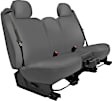 K212-13-1GGY Front Row Seat Cover, Gray, Made of Neoprene, Solid Design, 40/20/40 Split Backrest And Cushion Genuine Neoprene Series