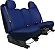 K212-13-20GRB Front Row Seat Cover, Royal Blue, Made of Neoprene, Solid Design, 40/20/40 Split Backrest And Cushion Genuine Neoprene Series