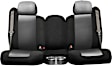 2008 GMC Sierra 1500 - Front Row, Charcoal Insert With Black Sides, Seat Cover, With Center Console; Without Center Cushion Storage, Made of Neosupreme, Solid Design, 40/20/40 Split Backrest And Cushion
