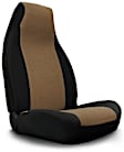 K212-13-46KB Front Row Seat Cover, Oak Insert With Black Sides, Polyester, Solid Design, 40/20/40 Split Backrest And Cushion GrandTex Series