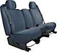 K212-13-6RMB Front Row Seat Cover, Medium Blue, Made of Velour, Solid Design, 40/20/40 Split Backrest And Cushion Plush Regal Series