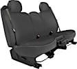 K212-14-12GCH Front Row Seat Cover, Charcoal, Made of Neoprene, Solid Design, 40/20/40 Split Backrest And Cushion Genuine Neoprene Series