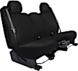 K212-14-18OBK Front Row Seat Cover, Black, Made of Spacer Mesh, Solid Design, 40/20/40 Split Backrest And Cushion Cool Mesh Series