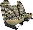 K212-14-19STN Front Row Seat Cover, Tan, Made of Tweed, Southwest Design, 40/20/40 Split Backrest And Cushion Southwest Sierra Series