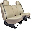 2008 GMC Sierra 1500 - Front Row Seat Cover, With Armrest; With Center Cushion Storage, Tan, Made of Spacer Mesh, Solid Design, 40/20/40 Split Backrest And Cushion