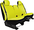 K212-14-2NYL Front Row Seat Cover, Yellow, Made of Neosupreme, Solid Design, 40/20/40 Split Backrest And Cushion Neosupreme Series