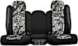 K212-14-9KSW Front Row Seat Cover, Snow Insert With Black Sides, Made of Neoprene, Superflauge/Solid Design, 40/20/40 Split Backrest And Cushion Camo Series