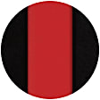 K212-19-3ZRC Front Row Seat Cover, Red Insert With Black Sides, Made of Neosupreme, Solid Design, 40/20/40 Split Backrest And Cushion Neosupreme Series