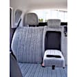 K212-21-0RSV Front Row Seat Cover, Silver, Made of Velour, Solid Design, 40/20/40 Split Backrest And Cushion Plush Regal Series