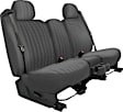 K212-21-4TCH Front Row Seat Cover, Charcoal, Made of Tweed, Solid Design, 40/20/40 Split Backrest And Cushion Duramax Tweed Series