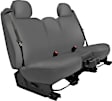K212-23-2GGY Front Row Seat Cover, Gray, Made of Neoprene, Solid Design, 40/20/40 Split Backrest And Cushion Genuine Neoprene Series