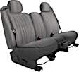 K212-25-10RSV Front Row Seat Cover, Silver, Made of Velour, Solid Design, 40/20/40 Split Backrest And Cushion Plush Regal Series